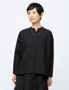 群言堂★登美★先染め★藍染ブラウス★未使用 シャツ/ブラウス(七分/長袖) オンライン 販売