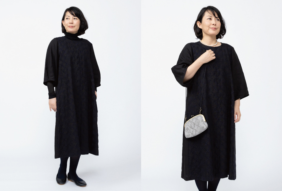 リネンレンズ刺繍ワンピース 根々 商品一覧 石見銀山 群言堂オンラインストア 公式サイト リネンレンズ刺繍ワンピース 根々 商品一覧 石見銀山 群言堂オンラインストア 公式サイト