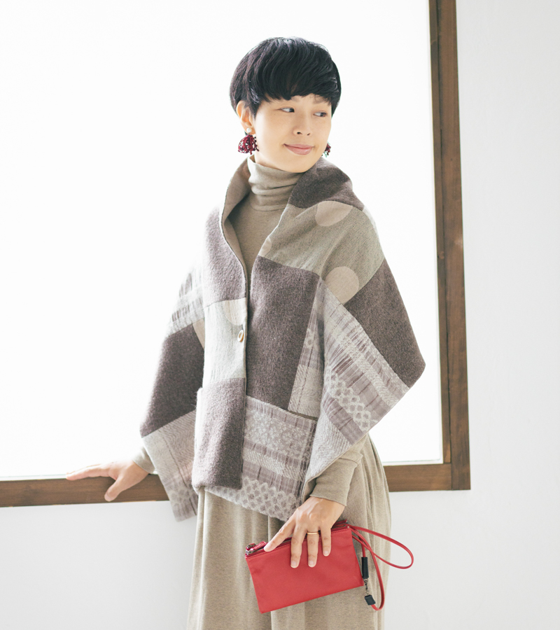 はぎはぎブランケットストール 商品一覧 石見銀山 群言堂オンラインストア 公式サイト