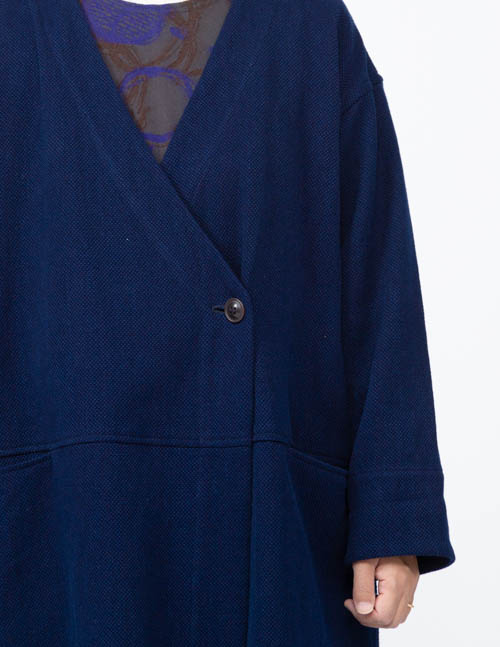 藍染刺子作務衣ジャケット - 買いもの | 石見銀山 群言堂 公式サイト 