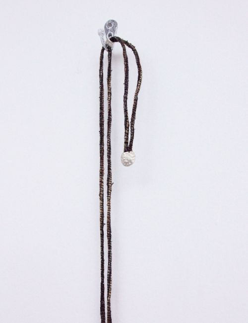 絹糸と銀の首飾り（楕円）｜STUDIO COMPLEX - 買いもの | 石見銀山 群 
