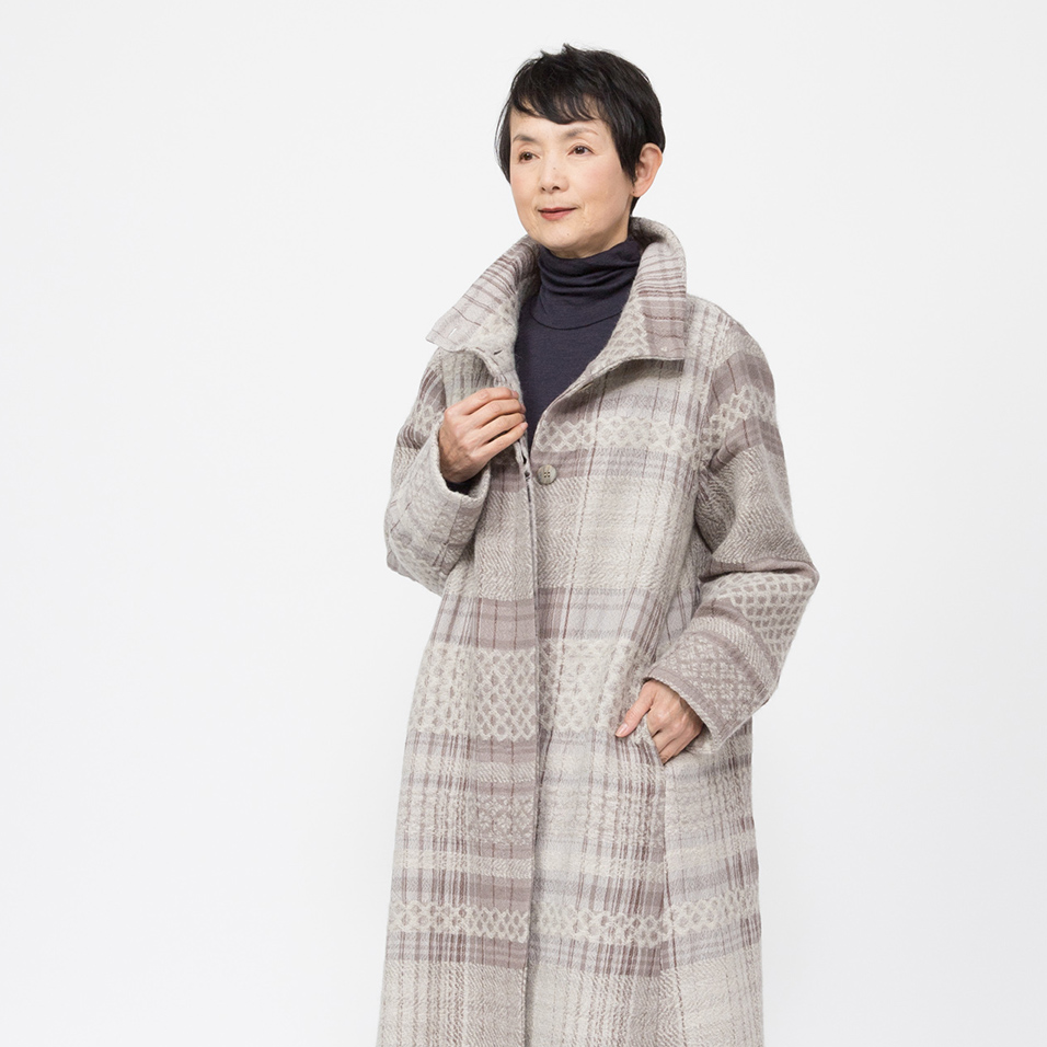 こぎん刺子格子｜登美 | 石見銀山 群言堂 公式サイト │ オンラインストア