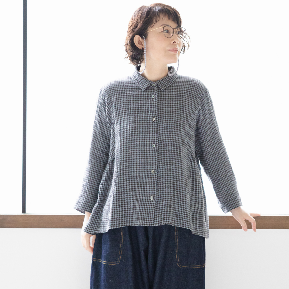 ギンガム二重織｜根々 | 石見銀山 群言堂 公式サイト │ オンラインストア