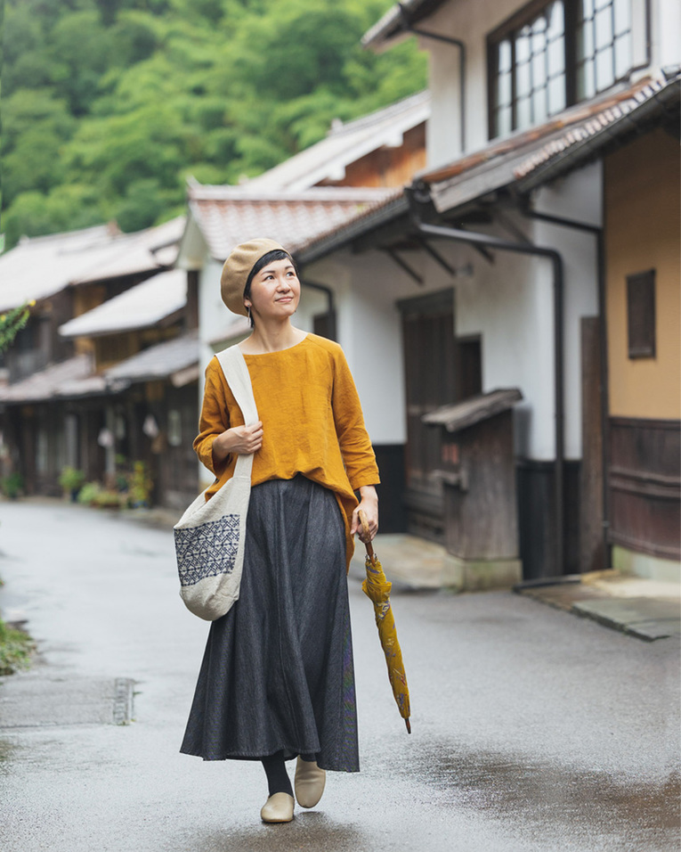 群言堂　里山パレット　チュニック　美品